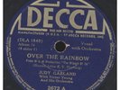 78 RPM RARE JUDY GARLAND 