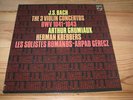 BACH - 3 VIOLIN CONCERTOS GRUMIAUX / KREBBERS