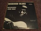 MISSISSIPPI JOHN HURT  Worried Blues  RARE  PIEDMONT NM