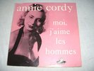 ANNIE CORDY MOI, J'AIME LES HOMMES ANGEL ANG 64006 DG