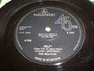 45 BEATLES, Help - very rare CONTRACT (1969 CBS?) press