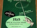 Enrico MAINARDI * Bach Suite 4 * Cello * London ED1 -NM
