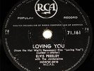 78-Elvis Presley-LOVING YOU / TEDDY BEAR-SA-EXC COND