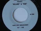 WILLARD & BEN Radio Promo Spot 45 Michael Jackson HEAR