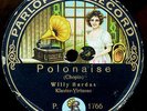 WILLY BARDAS Chopin Polonaise/Fantaisie Parlophone RARE