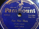 PAPA CHARLIE JACKSON PARAMOUNT 12219 BLUES 78 RPM V