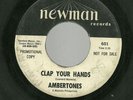 AMBERTONES 45RPM '67 NEWMAN CLAP YOUR HAND GARAGE VG