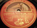 Mozart Violin Cto. - Jacques Thibaud - HMV / 78 RPM