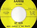 rare Soul R&B 45 ROY SARAH & TRAITS on LORI Listen