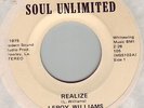 modern soul 45 LEROY WILLIAMS realize Hear
