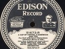Edison Disc 51673 Mike Speciale, Ernie Golden Orchestra