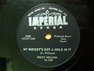 RICKY NELSON My bucket's got a hole in it 78rpm Imperia