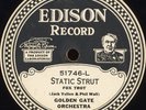 Edison Disc 51746 Golden Gate Orchestra Static Strut