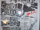 CLASH ORIGINAL SIGNED ANARCHY TOUR POSTER SEX PISTOLS