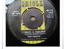 Tony Sheveton I Have A Feeling POPCORN R&B SOUL HEAR 45