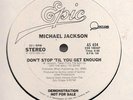 MICHAEL JACKSON USA DJ 12 DON'T STOP TIL YOU GET ENOUGH