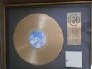 Authentic gold record award James Taylor