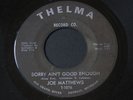 Joe Matthews on Thelma   northern soul 45 HEAR