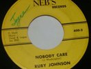 RUBY JOHNSON NOBODY CARE   WHY DO YOU WANT TO LEAVE ME
