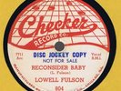 Lowell Fulson RECONSIDER BABY DJ on Checker