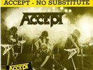 ACCEPT - NO SUBSTITUTE / TEUTONIC HEART ATTACK LIVE LP