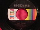 EARL GRANT 45-Hide Nor Hair NORTHERN SOUL 45 nice MP3