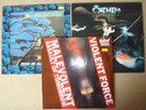 3x Metal - Violent Force, Phantom, Anthem - LP, Vinyl