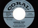 LONESOME TRAIN Johnny Burnette CORAL rockabilly 45