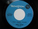 MILES STONE Too Many Tears POPCORN NORTHERN 45 HEAR