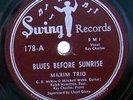 RAY CHARLES & MAXIM TRIO - Swing 178 - Blues B4 Sunrise