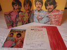 BEATLES Sgt Pepper MONO with Fan Club Letter & Poster