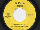 Spiritual Travelers   Lu Pa Lin   rare gospel 45   Hear