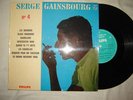 SERGE GAINSBOURG N° 4 ORIGINAL B 76.553 R BIEN 1962 LP