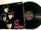 LP BEATLES With The Beatles GOLD & BLACK 1st Oz Mono EX