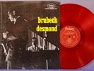 DAVE BRUBECK PAUL DESMOND LP FANTASY NM '56 red vinyl