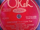 LOUIS ARMSTRONG OKEH 41448 JAZZ 78 RPM E