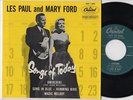 LES PAUL & MARY FORD - Songs Of Today - RARE EP + Cover