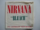 NIRVANA AUS BLEACH GREEN COLOURED TOUR EDN CLOTH BAG