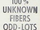 100% UNKNOWN FIBERS ODD LOTS - Private Psych LP NM