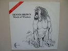 DENNIS BROWN Words of Wisdom 1982 UK ROOTS Joe Gibbs lp