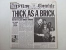 JETHRO TULL Thick As A Brick 1972 FR NEWSPAPER PS EX