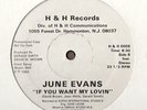 1983 JUNE EVANS If You Want My Lovin' 12