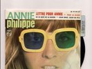 ANNIE PHILIPPE -- LANGUETTE DEDICACE -LETTRE POUR ANNIE