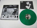 INFEST - Slave LP GREEN VINYL RARE PUNK HARDCORE OOP