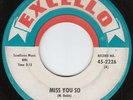 R&B 45 Little Florene (Excello) Miss You So  VG++  HEAR