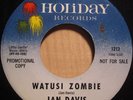 GARAGE jan davis WATUSI ZOMBIE /POOKY wild instrumental