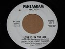 SOUL 45 -LIBERATION STREET SINGERS - LOVE IS IN THE AIR