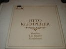 BRAHMS FOUR SYM - KLEMPERER - 4 RECORD BOX SAXF 5001