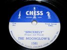 THE MOONGLOWS - Sincerely - Rare Orig Chess DOO WOP 78