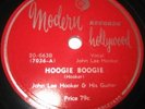 JOHN LEE HOOKER HOOGIE BOOGIE/HOBO BLUES 78RPM VG++